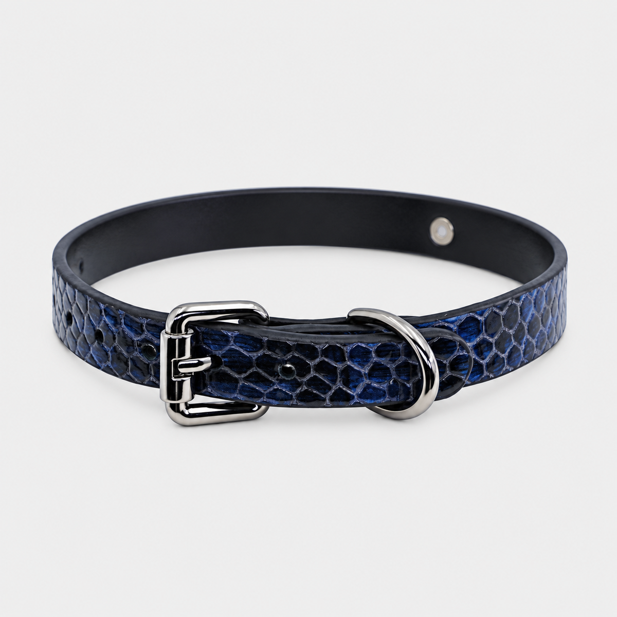 Midnight Blue Collar & Leash Set