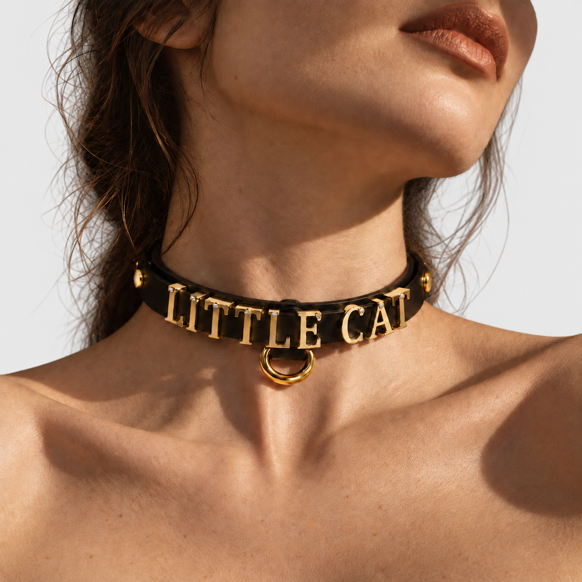 Personalised Leather Name Collar